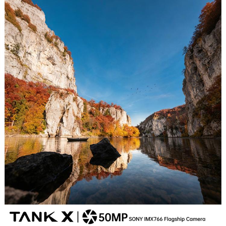 Unihertz 8849Tank X Projector Rugged Phone, 16GB+512GB, empreinte digitale latérale, vision nocturne, écran 6,78 pouces, Android 15 MediaTek Dimensity 8200 Octa Core, Réseau : 5G, NFC, Tank X 16GB+512GB