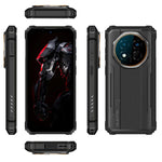 Téléphone robuste Oukitel G6, 4 Go+128 Go, identification par empreinte digitale, batterie 10600 mAh, Android 16.0 Unisoc T615 Octa Core de 6,52 pouces, NFC, OTG, Réseau : 4G, 4 Go+128 Go