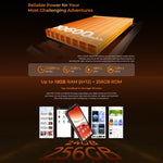 Téléphone Robuste Oukitel G6, 8 Go+256 Go, Identification par Empreinte Digitale, Batterie 10600 mAh, Android 16.0 Unisoc T615 Octa Core de 6,52 pouces, NFC, OTG, Réseau : 4G, 6 Go+256 Go