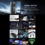 HOTWAV Cyper 16 Pro Rugged Phone, 8GB+512GB, 6.6 inch Android 15 MediaTek MT6789H Helio G100 Octa, Network: 5G, OTG, NFC