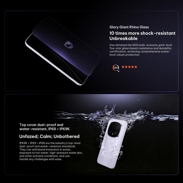 Honor Magic8 RSR Porsche Design, 16 Go+512 Go, empreinte digitale ultrasonique 3D, MagicOS 10.0 / Android 16 Snapdragon 8 Elite Gen 5 Octa Core 6,71 pouces, Réseau : 5G, NFC, OTG, 16 Go+512 Go