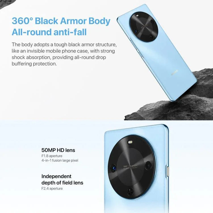 HUAWEI Enjoy 70X Vitality Edition, lecteur d'empreintes digitales sous l'écran, écran 6,78 pouces, HarmonyOS 4.2, processeur octocœur, OTG, non compatible avec Google Play, 8 Go + 128 Go de RAM