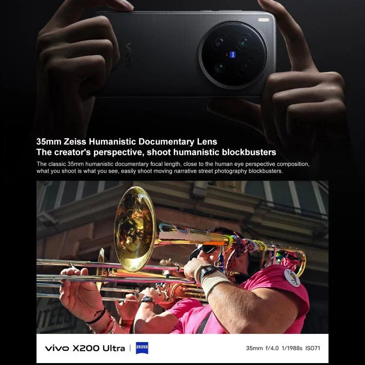 vivo X200 Ultra, 12 Go + 256 Go, reconnaissance faciale / lecteur d'empreintes digitales ultrasonique 3D, écran 6,82 pouces, OriginOS 5 / Android 15, processeur Snapdragon 8 Elite Octa-Core, OTG, NFC, réseau 5G, compatible avec Google Play, 12 Go + 256 Go