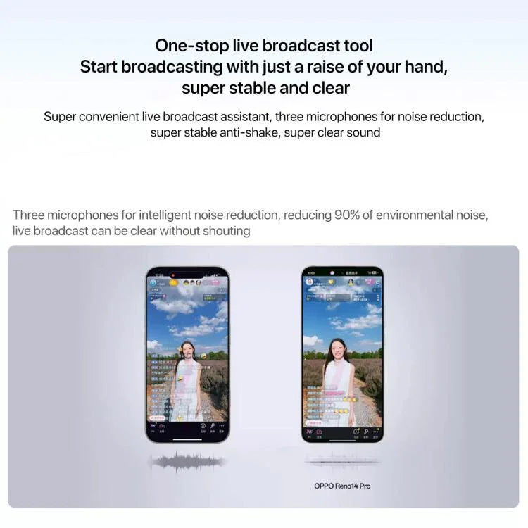 OPPO Reno14 Pro AI Phone, 16GB+1TB, Screen Fingerprint, 6.83 inch ColorOS 15.0 Dimensity 8450 Octa Core, NFC, OTG, Network: 5G, 16GB+1TB