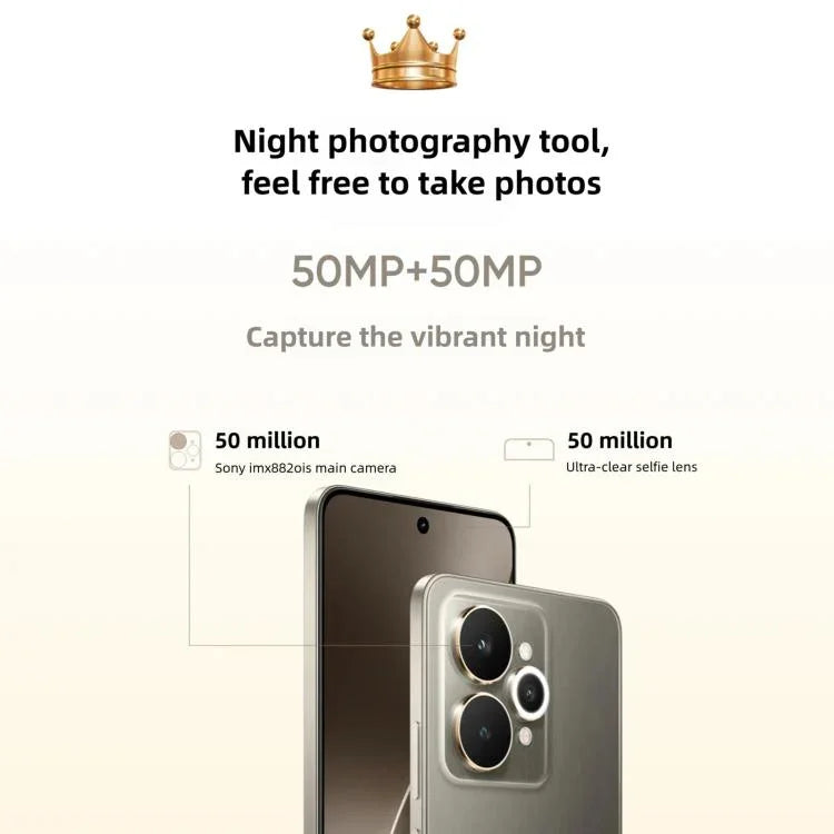 Realme 15, 16 Go+256 Go, 6,77 pouces Realme UI 6.0 Android 15 MediaTek Dimensity 7300+ Octa Core, NFC, Réseau : 5G, 16 Go+256 Go