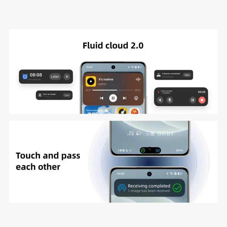 Realme 15 Pro, 16Go+512Go, 6,8 pouces Realme UI 6.0 Android 15 Snapdragon 7 Gen 4 Octa Core, NFC, Réseau: 5G, 16Go+512Go