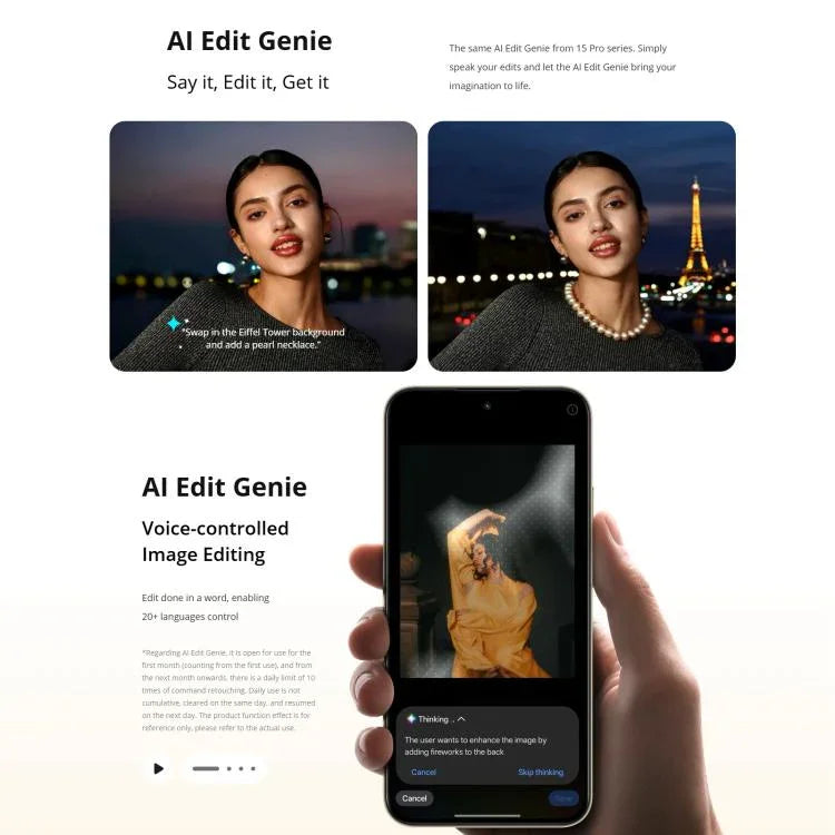 Realme 15T, 8 Go + 128 Go, identification d'empreintes digitales à l'écran, 6,57 pouces Realme UI 6.0 Android 15 MediaTek Dimensity 6400 Max Octa Core, NFC, Réseau : 5G, 8 Go + 128 Go