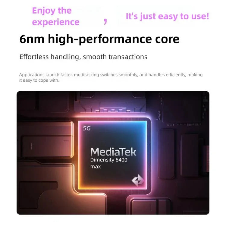 Realme 15T, 8 Go + 256 Go, identification par empreinte digitale sous l'écran, 6,57 pouces Realme UI 6.0 Android 15 MediaTek Dimensity 6400 Max Octa Core, NFC, Réseau : 5G, 8 Go + 256 Go