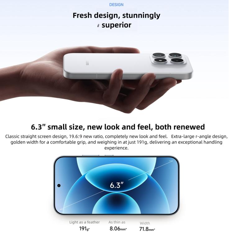 Xiaomi 17, 12 Go+256 Go, empreinte digitale ultrasonique 3D, 6,3 pouces Xiaomi HyperOS 3 Snapdragon 8 Elite Gen 5 Octa Core, NFC, Réseau : 5G, 12 Go+256 Go