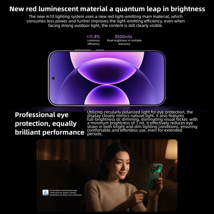 Xiaomi 17 Pro Max, 12 Go + 512 Go, empreinte digitale ultrasonique 3D, 6,9 pouces + 2,9 pouces, Xiaomi HyperOS 3 Snapdragon 8 Elite Gen 5 Octa Core, NFC, Réseau : 5G, 12 Go + 512 Go