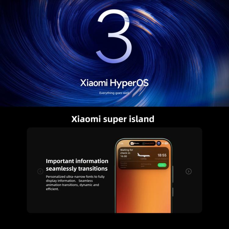 Xiaomi 17 Pro Max, 12 Go + 512 Go, empreinte digitale ultrasonique 3D, 6,9 pouces + 2,9 pouces, Xiaomi HyperOS 3 Snapdragon 8 Elite Gen 5 Octa Core, NFC, Réseau : 5G, 12 Go + 512 Go