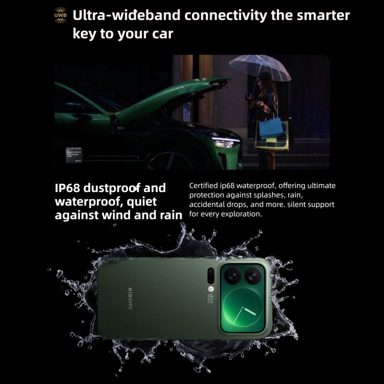Xiaomi 17 Pro Max, 16 Go+1 To, Empreinte Digitale Ultrasonique 3D, 6,9 pouces + 2,9 pouces Xiaomi HyperOS 3 Snapdragon 8 Elite Gen 5 Octa Core, NFC, Réseau : 5G, 16 Go+1 To