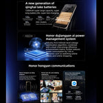 Honor Magic8 Pro, 12GB+256GB, Empreinte digitale sous l'écran, 6,71 pouces MagicOS 10.0 / Android 16 Snapdragon 8 Elite Gen 5 Octa Core, Réseau: 5G, NFC, OTG, 12GB+256GB