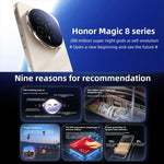 Honor Magic8 Pro, 12GB+256GB, Empreinte digitale sous l'écran, 6,71 pouces MagicOS 10.0 / Android 16 Snapdragon 8 Elite Gen 5 Octa Core, Réseau: 5G, NFC, OTG, 12GB+256GB