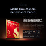 Xiaomi Redmi K90 Pro Max, 12 Go + 256 Go, 6,9 pouces Xiaomi HyperOS 3 Snapdragon 8 Elite Gen 5 Octa Core, NFC, Réseau : 5G, 12 Go + 256 Go