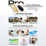 vivo Y500 Pro, 8 Go + 256 Go, Android 16 de 6,67 pouces OriginOS 6 Dimensity 7400 Octa Core, OTG, NFC, Réseau : 5G, 8 Go + 256 Go