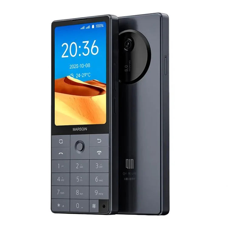 DUOQIN F25 Téléphone portable intelligent à clavier pour personnes âgées, 6 Go+128 Go, Android 14 MTK8786 Octa-Core de 3,54 pouces, Réseau : 4G