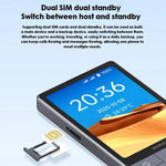 DUOQIN F25 Téléphone portable intelligent à clavier pour personnes âgées, 6 Go+128 Go, Android 14 MTK8786 Octa-Core de 3,54 pouces, Réseau : 4G