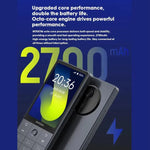 DUOQIN F25 Téléphone portable intelligent à clavier pour personnes âgées, 6 Go+128 Go, Android 14 MTK8786 Octa-Core de 3,54 pouces, Réseau : 4G