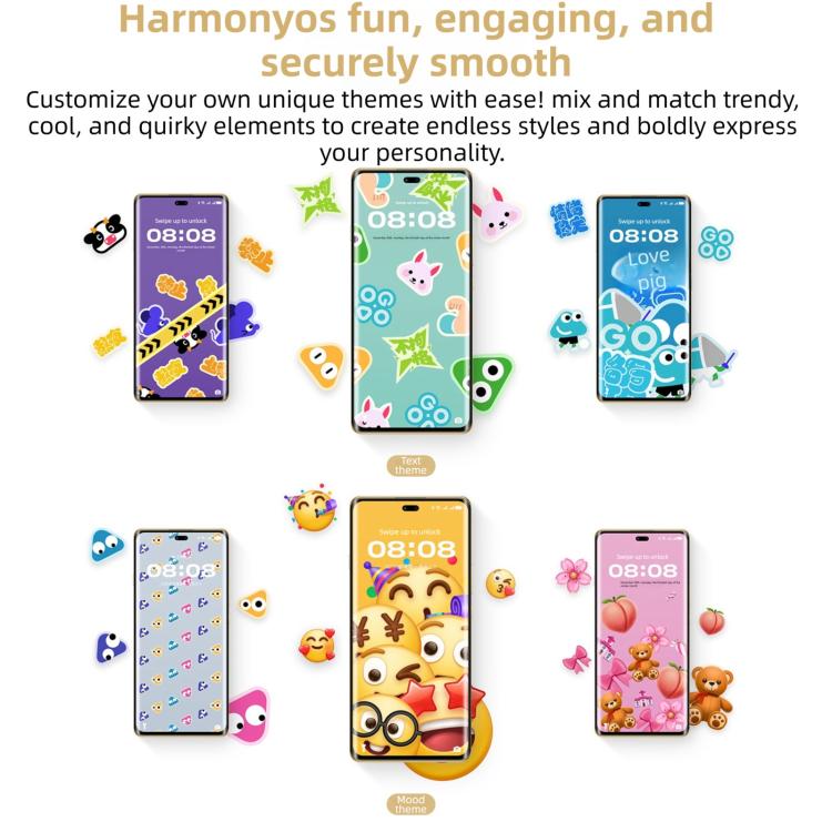 HUAWEI Enjoy 70X Premium Edition, 8 Go+512 Go, Empreinte digitale sous l'écran, HarmonyOS 4.2 Kirin 8000 de 6,78 pouces, Réseau : 4G, OTG, NFC, Ne prend pas en charge Google Play, 8 Go+512 Go