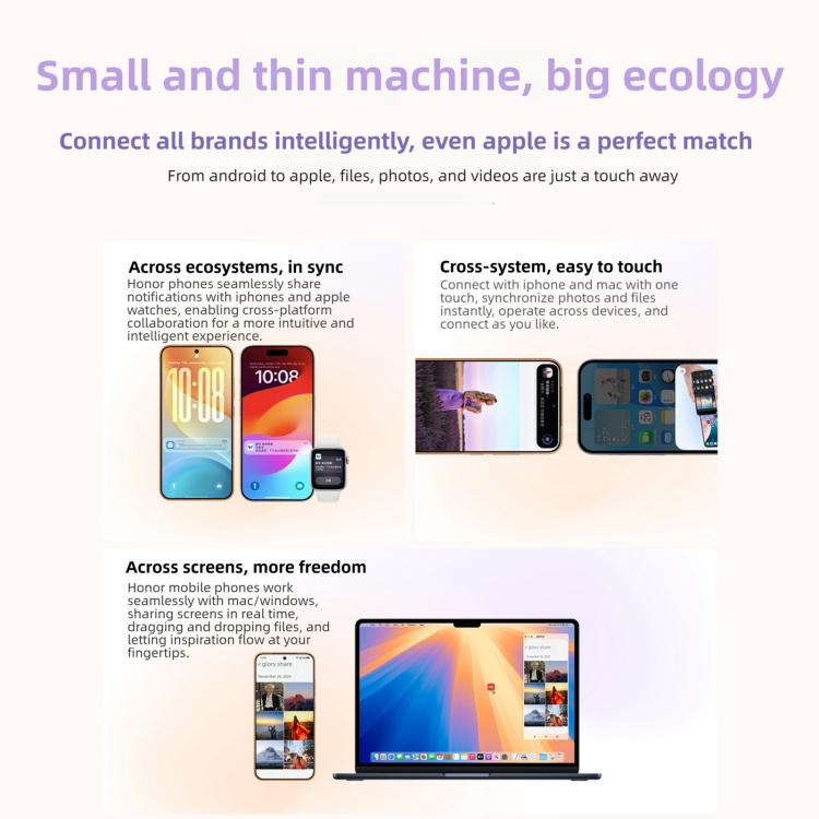 Honor Magic8 Pro Air, 12 Go + 512 Go, empreinte digitale sous l'écran, 6,31 pouces MagicOS 10.0 / Android 16 Dimensity 9500 Octa Core, réseau : 5G, NFC, OTG, 12 Go + 512 Go