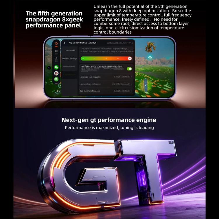 Realme Neo8, 12 Go + 256 Go, Empreinte Digitale à Ultrasons, Écran 6,78 Pouces, Realme UI 7.0, Snapdragon 8 Gen 5 Octa Core, OTG, NFC, Réseau : 5G, 12 Go + 512 Go