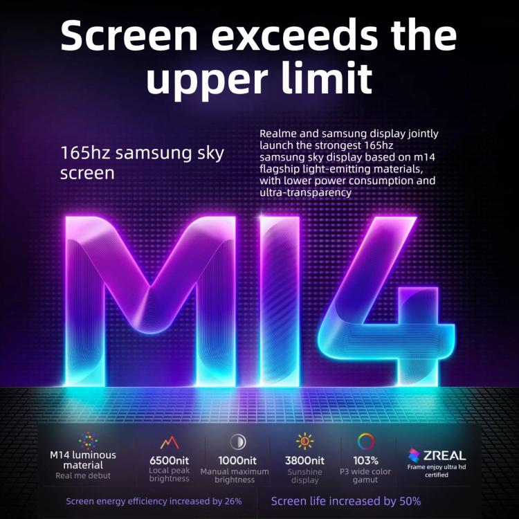 Realme Neo8, 16 Go+512 Go, Empreinte Digitale Ultrasonique Sous Écran, 6,78 pouces Realme UI 7.0 Snapdragon 8 Gen 5 Octa Core, OTG, NFC, Réseau : 5G, 16 Go+512 Go