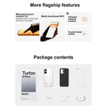 Xiaomi REDMI Turbo 5 Max, 12 Go + 256 Go, écran 6,83 pouces Xiaomi HyperOS 3 Dimensity 9500s Octa Core, NFC, réseau : 5G, 12 Go + 256 Go