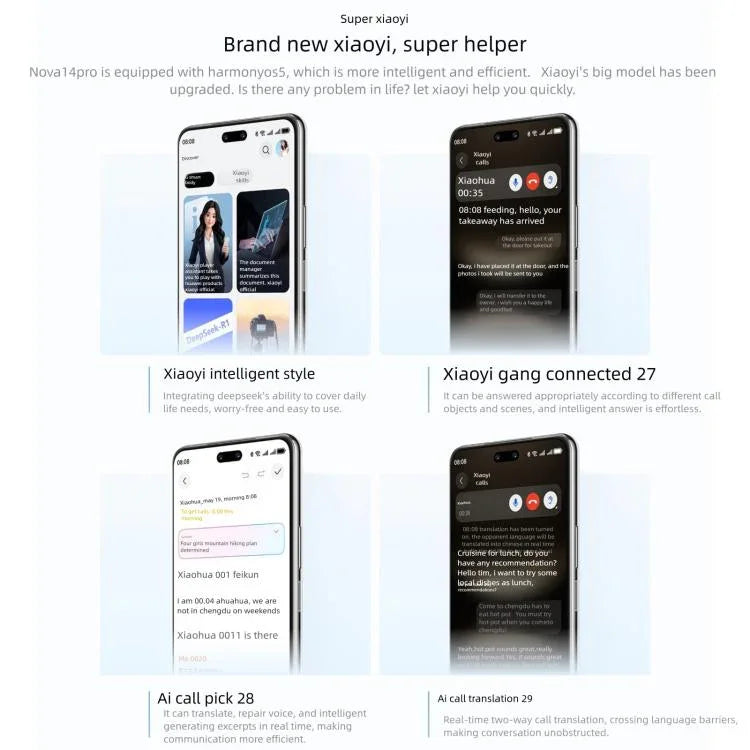 Huawei nova 14 Pro, 12 Go + 512 Go, lecteur d'empreintes digitales latéral, écran 6,78 pouces, HarmonyOS 5.0, NFC, OTG, non compatible avec Google Play, 12 Go + 512 Go, nova 14 Pro, 12 Go + 512 Go