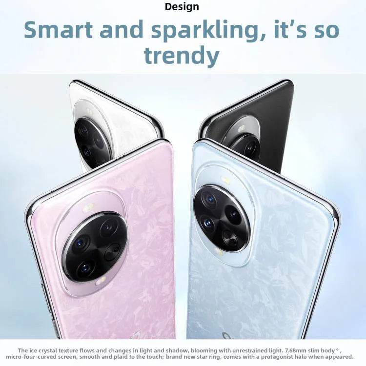 Huawei nova 14 Pro, 12 Go + 512 Go, lecteur d'empreintes digitales latéral, écran 6,78 pouces, HarmonyOS 5.0, NFC, OTG, non compatible avec Google Play, 12 Go + 512 Go, nova 14 Pro, 12 Go + 512 Go