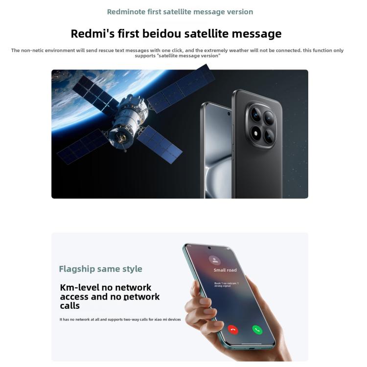 Xiaomi Redmi Note 15 Pro+ 5G, 12 Go + 256 Go, 6,83 pouces Xiaomi HyperOS 2 Snapdragon 7s Gen 4 Octa Core, Réseau : 5G, NFC, 12 Go + 256 Go