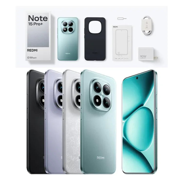 Xiaomi Redmi Note 15 Pro+ 5G, 12 Go+512 Go, 6,83 pouces Xiaomi HyperOS 2 Snapdragon 7s Gen 4 Octa Core, Réseau : 5G, NFC, 12 Go+512 Go