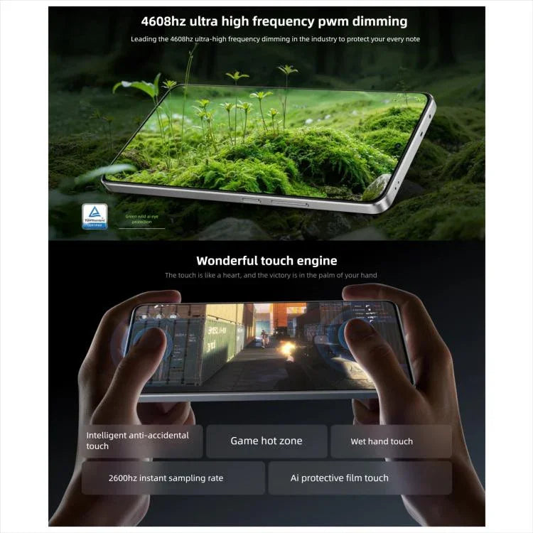 Realme Neo7 Turbo, 12GB+256GB, Android 15 / Realme UI 6.0 de 6,8 pouces, Octa Core MediaTek Dimensity 9400e, NFC, Réseau : 5G, Compatible Google Play, 16GB+256GB