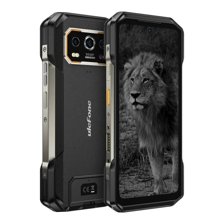 Ulefone Armor 27 Pro, téléphone robuste, 12 Go + 256 Go, vision nocturne, batterie 10 600 mAh, écran 6,78 pouces, Android 14, processeur octocœur MediaTek Dimensity 6300, réseau : 5G, NFC, Armor 27 Pro