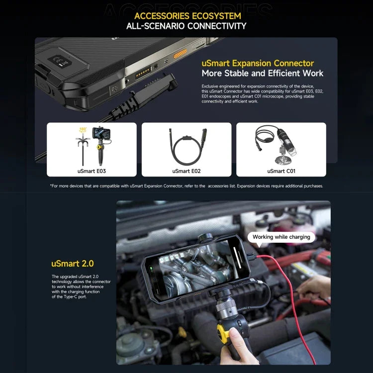 Ulefone Armor 27 Pro, téléphone robuste, 12 Go + 256 Go, vision nocturne, batterie 10 600 mAh, écran 6,78 pouces, Android 14, processeur octocœur MediaTek Dimensity 6300, réseau : 5G, NFC, Armor 27 Pro