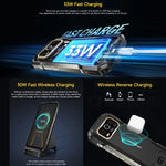 Ulefone Armor 27 Pro, téléphone robuste, 12 Go + 256 Go, vision nocturne, batterie 10 600 mAh, écran 6,78 pouces, Android 14, processeur octocœur MediaTek Dimensity 6300, réseau : 5G, NFC, Armor 27 Pro