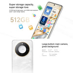 Honor X60, 12 Go + 512 Go, capteur d'empreintes digitales latéral, écran 6,8 pouces, MagicOS 8.0, processeur octocœur Dimensity 7025 Ultra, réseau : 5G, OTG, non compatible avec Google Play, 12 Go + 512 Go