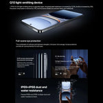 vivo iQOO 13, 16 Go + 1 To, reconnaissance faciale et empreinte digitale sous l'écran, écran 6,82 pouces, Android 15 OriginOS 5, processeur Snapdragon 8 Elite Octa Core, OTG, NFC, réseau 5G, compatible avec Google Play, 16 Go + 1 To