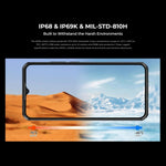 Oukitel WP52 5G, téléphone robuste, 4 Go + 256 Go, écran 6,6 pouces, Android 14.0, processeur octocœur MediaTek Dimensity 6100+ 3 GHz, NFC, OTG, réseau 5G, WP52