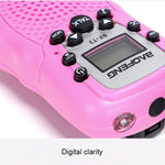 2 pièces BaoFeng BF-T3 1W talkies-walkies portables pour enfants, bande simple, fonction moniteur, prise EU, BF-T3 prise EU