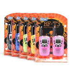 2 pièces BaoFeng BF-T3 1W talkies-walkies portables pour enfants, bande simple, fonction moniteur, prise EU, BF-T3 prise EU