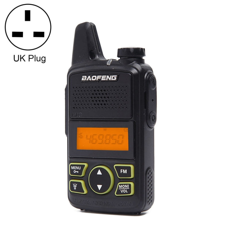 BaoFeng BF-T1 Radio Portable Mono-bande Talkie-Walkie, Prise UK, BF-T1 Prise UK