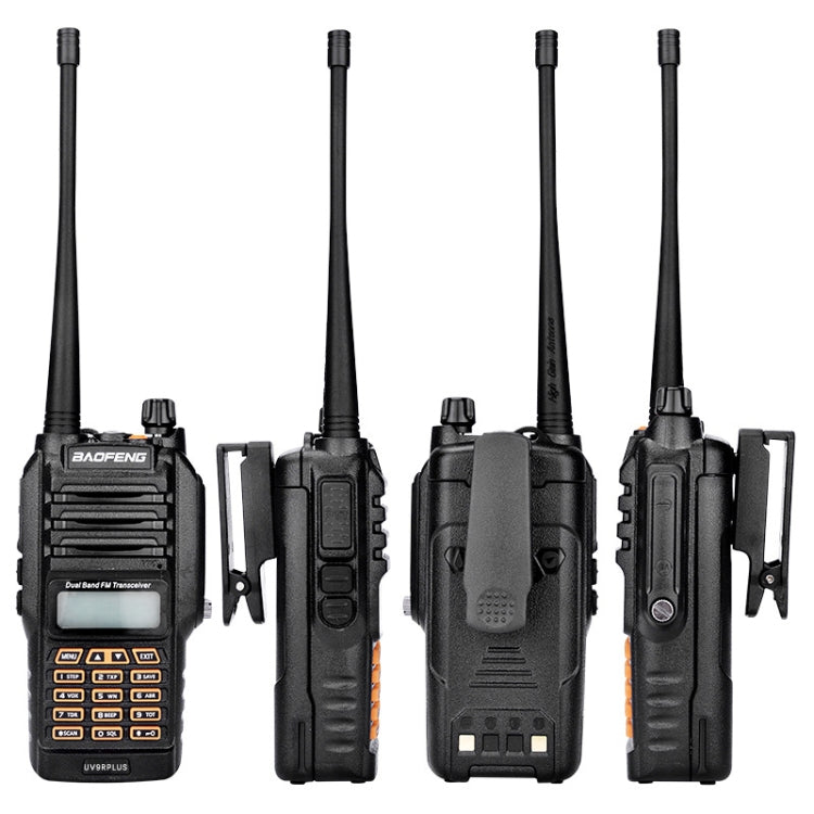BaoFeng BF-UV9R Plus 10W Radio Portable Étanche Double Bande avec Antenne, Talkie-Walkie, Prise US, BF-UV9Rplus Prise US