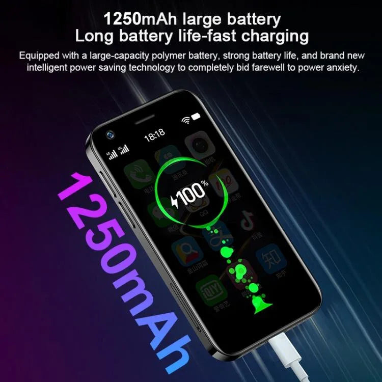 SOYES XS12, 3 Go + 32 Go, écran 3 pouces, Android 9.0, processeur quadricœur MTK6737M jusqu'à 1,1 GHz, Bluetooth, Wi-Fi, radio FM, réseau 4G, double SIM, 3 Go + 32 Go