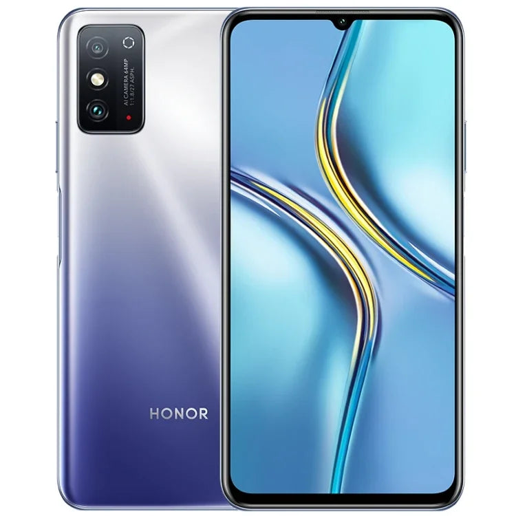 Double caméra arrière, lecteur d'empreintes digitales latéral, batterie 5 000 mAh, écran 7,09 pouces Magic UI 5.0 (Android R), processeur octocœur Dimensity 900 jusqu'à 2,4 GHz, réseau : 5G, NFC, non compatible avec Google Play, X30 Max 5G 8 Go + 128 Go