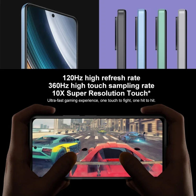 Triple caméra arrière, batterie de 4 500 mAh, lecteur d’empreintes digitales, écran MIUI 13 de 6,67 pouces, processeur Qualcomm Snapdragon 870 octocœur jusqu’à 3,2 GHz, réseau 5G, double SIM, NFC, infrarouge, 12 Go + 256 Go