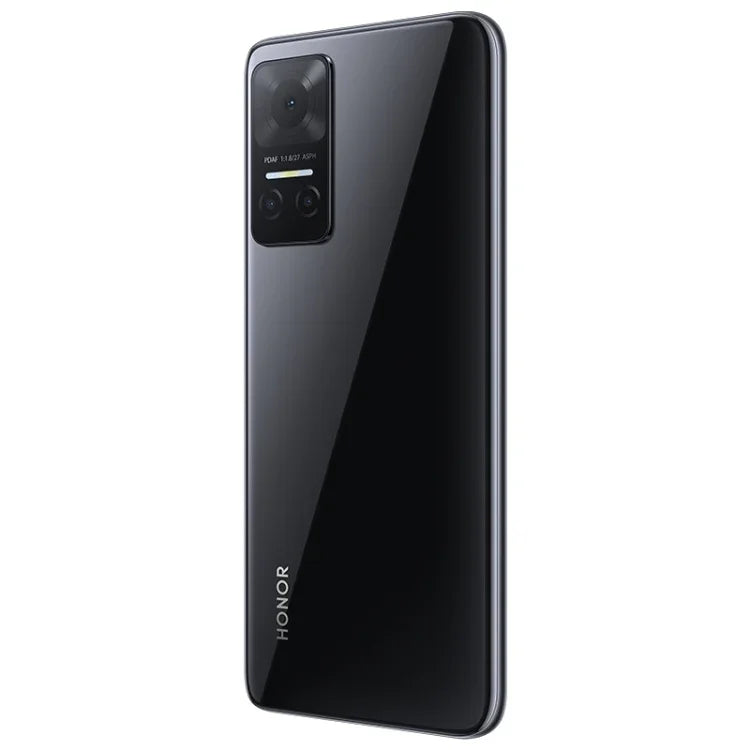 Triple caméra arrière, lecteur d'empreintes digitales latéral, batterie 5 000 mAh, écran 6,74 pouces Magic UI 5.0 (Android 11), processeur MediaTek Dimensity 700 Octa-Core jusqu'à 2,2 GHz, réseau : 5G, OTG, non compatible avec Google Play, 8 Go + 128 Go
