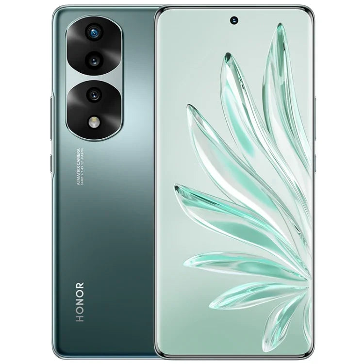 Triple caméra arrière, lecteur d'empreintes digitales sous l'écran, écran Magic UI 6.1 de 6,78 pouces, processeur octa-core Dimensity 9000 jusqu'à 3,05 GHz, connectivité 5G, OTG, NFC, non compatible avec Google Play, Honor 70 Pro+ 5G 8 Go + 256 Go