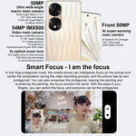 Triple caméra arrière, lecteur d'empreintes digitales sous l'écran, écran Magic UI 6.1 de 6,78 pouces, processeur octa-core Dimensity 9000 jusqu'à 3,05 GHz, connectivité 5G, OTG, NFC, non compatible avec Google Play, Honor 70 Pro+ 5G 8 Go + 256 Go