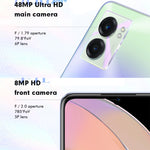 Double caméra arrière, identification latérale par empreinte digitale, batterie 5000 mAh, 6,58 pouces Realme UI 3.0 / Android 12 MediaTek Dimensity 810 Octa Core jusqu'à 2,4 GHz, Réseau : 5G, Support Google Play, 12 Go+256 Go